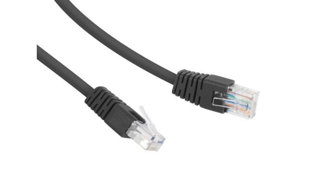 Patch cord Cat.6 UTP 0.25m black