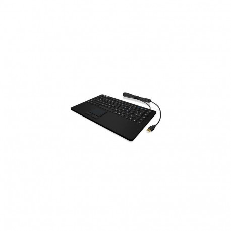 KeySonic KSK-5230 IN (CH) keyboard Office USB QWERTZ Swiss Black