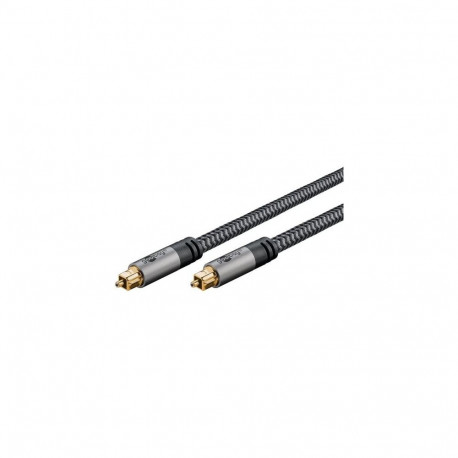 Goobay 65305 audio cable 2 m TOSLINK Black, Silver