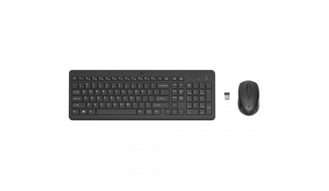 HP 330 Wireless Mouse Keyboard Combo - Black - US ENG