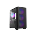 Case|MONTECH|AIR 100 ARGB|MidiTower|Case product features Transparent panel|Not included|MicroATX|Mi