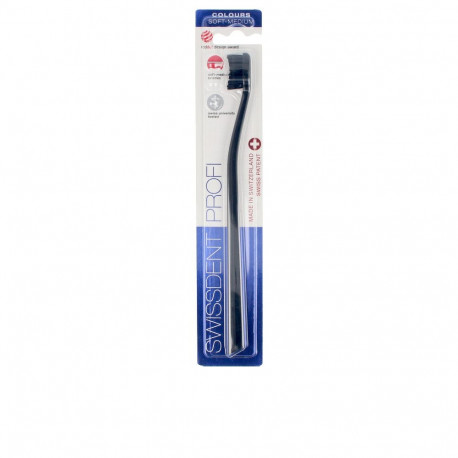 SWISSDENT COLOURS CLASSIC toothbrush #black&red 1 u