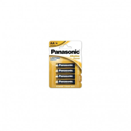 Battery - Panasonic LR6 AA Alkaline Power 1.5V 24.5g 4-pack