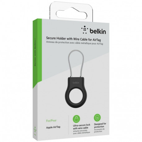 "Belkin Secure Holder mit Drahtschlaufe Apple AirTag, schwarz"