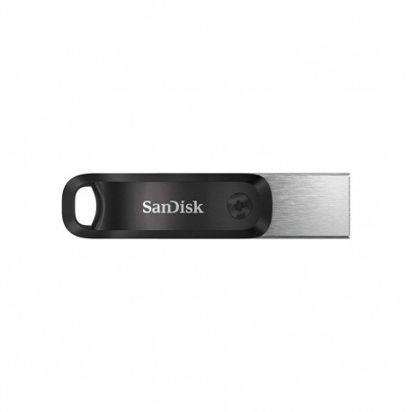 SanDisk iXpand Go 256 GB, USB flash drive (black / silver, USB-A 3.2 (5 Gbit / s) Apple Lightning Co