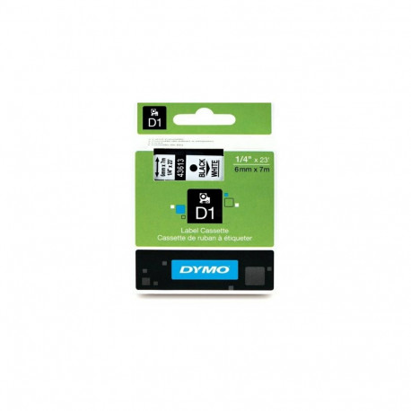 Dymo Label tape 43613 White / Black (S0720780)