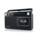 Raadio kassetiga Muse, must