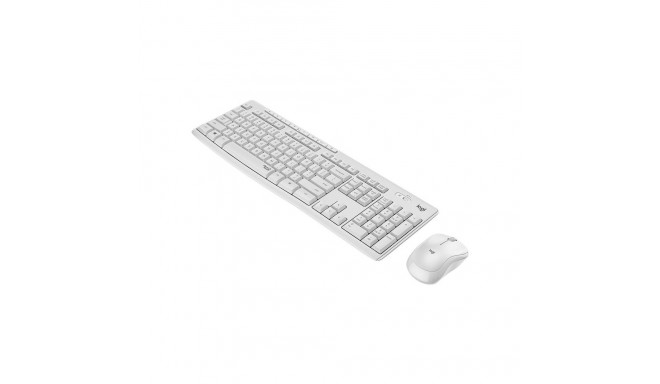 Desktop Logitech Slim Combo MK295 SWE (W), valge