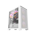 Darkflash DRX70 MESH computer case (white) + 4 RGB fans