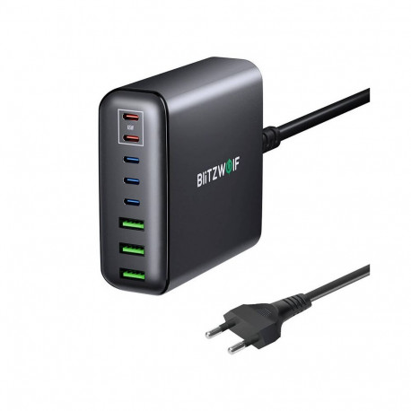 Wall charger Blitzwolf BW-S26 250W (black)