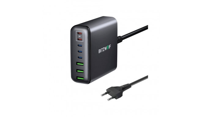 Wall charger Blitzwolf BW-S26 250W (black)