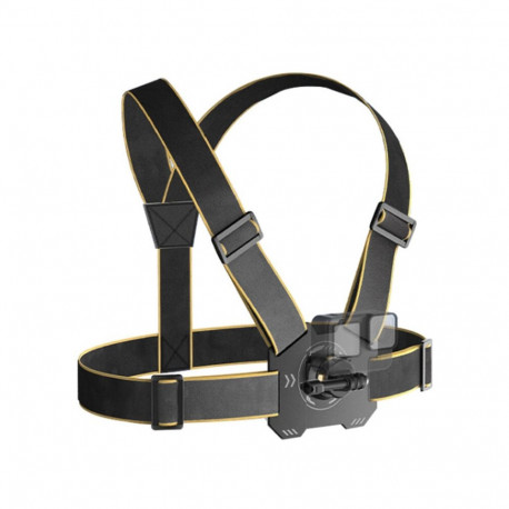 PULUZ chest harness for sports cameras (including Ace Pro 2, Osmo Action 5 Pro)(black)