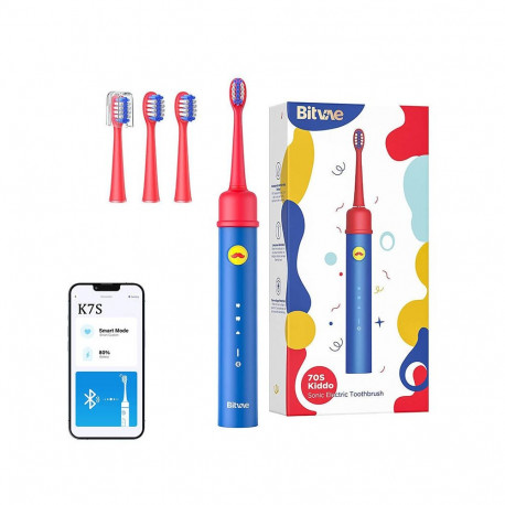 Sonic toothbrush for kids with app and tip set Bitvae BVK7S (blue)