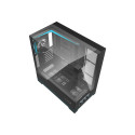 Darkflash DY450 PRO computer case (black) + 1 fan