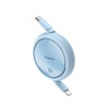 USB Cable Baseus Free2Pull USB-C to iP 20W 1m (blue)