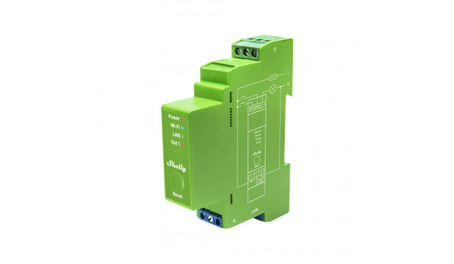 Shelly Pro Dimmer 1 DIN Rail Smart Switch, 1-channel - Lülitid - Photopoint