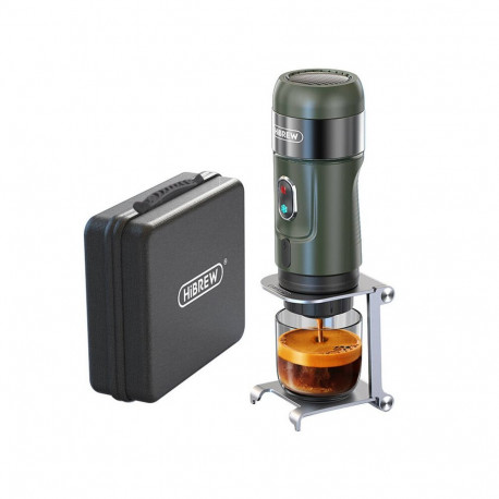 HiBREW H4B_GN 3-in-1 Portable Coffee Maker with Carrying Case