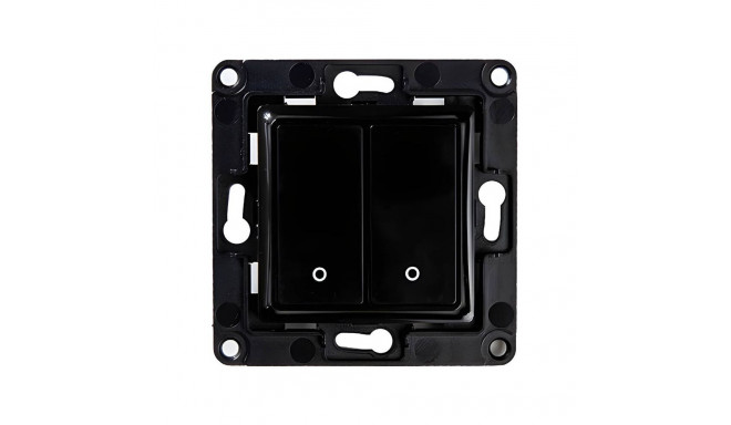 Shelly wall switch 2 button (black)