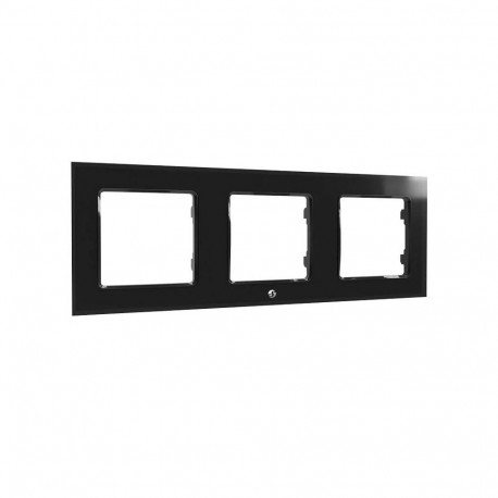 Shellly Switch Frame Triple (Black)