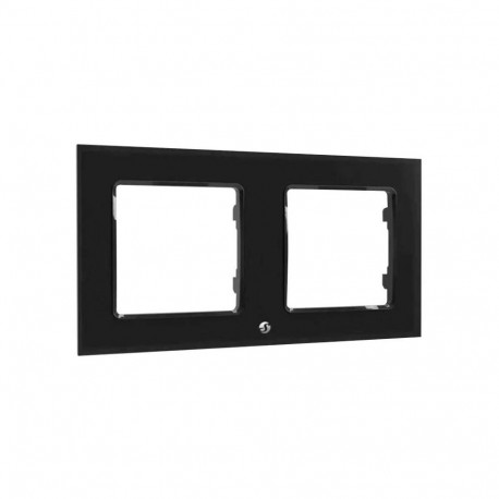 Shelly Switch Frame Double (Black)