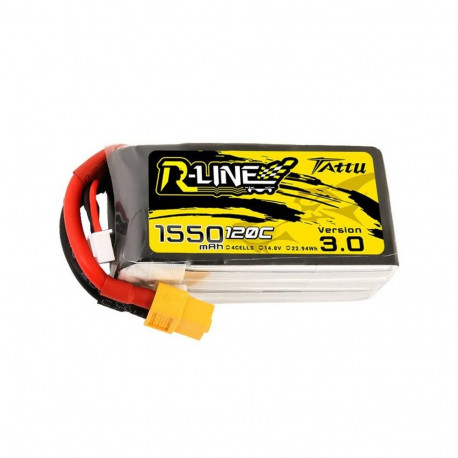 Battery Tattu R-Line Version 3.0 1550mAh 14,8V 120C 4S1P XT60