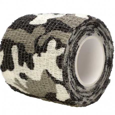 B.I.G. Tarnklebeband Flecktarn grau