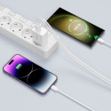 TECH-PROTECT C35W 2-PORT NETWORK CHARGER PD 35W + LIGHTNING CABLE WHITE