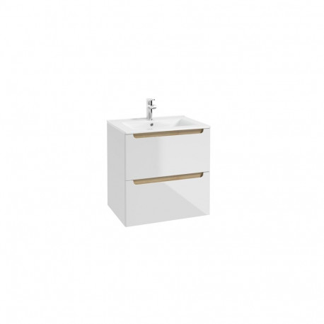 CABINET LOW HUNG STILLA D60 WHITE