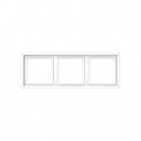 FRAME K14-445-03.M/WM 3PL MODERN WHITE