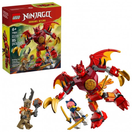 LEGO NINJAGO 71851 Kai's Dragon Mech Battle Pack