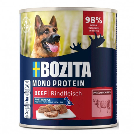 BOZITA monoproteiin pasteet veiselihaga märg koeratoit 800g