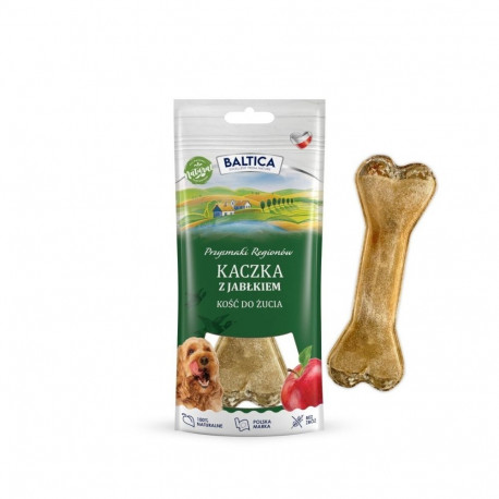 BALTICA Przysmaki regionów Chewing bone Duck with apple - dog treat - 1