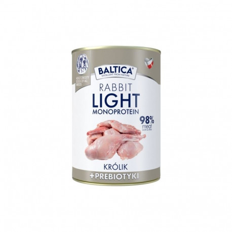 BALTICA Nutraceutic monoproteiin light küülik prebiootikumidega märg koeratoit 400g