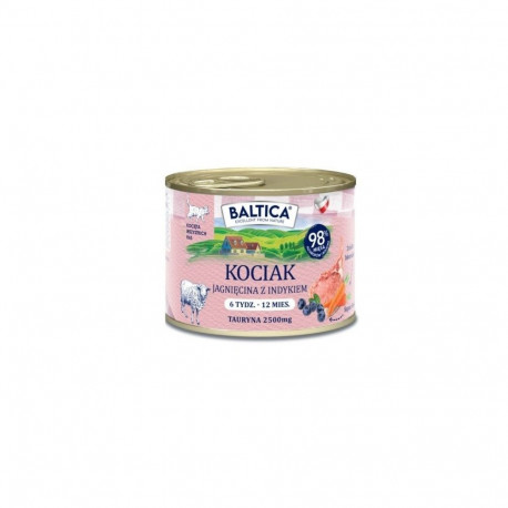 BALTICA Smaki regionów Kitten Lamb with turkey - wet cat food - 185g