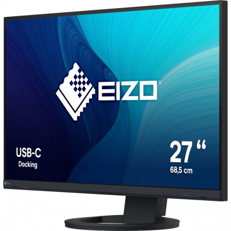 EIZO FlexScan EV2720S-BK, LED monitor- 27 - black, WQHD, IPS, USB-C, USB hub