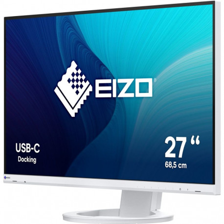 EIZO FlexScan EV2720S-WT, LED monitor- 27 - white, WQHD, IPS, USB-C, USB hub