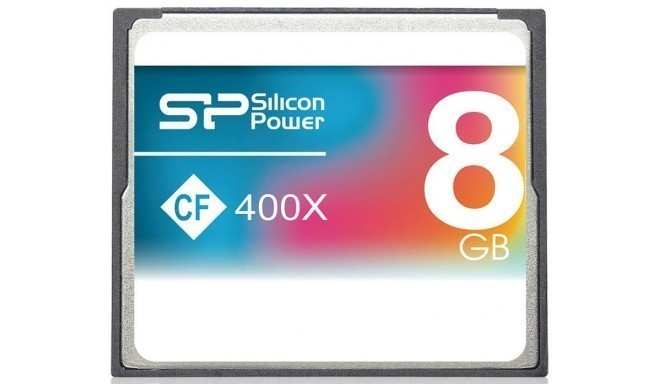 Silicon Power atmiņas karte CF 8GB 400x