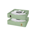 Thermaltake CT140 EX Reverse ARGB Sync PC Cooling Fan (Light Green, Pack of 3, 140 mm)