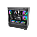 Thermaltake CT140 EX Reverse ARGB Sync PC Cooling Fan, Case Fan (Black, Pack of 3)