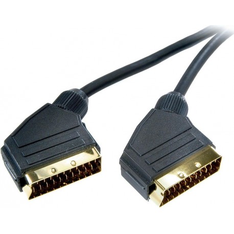 Vivanco kaabel Promostick SCART - SCART 1,2m Gold (22189)