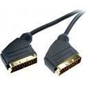 Vivanco kaabel Promostick SCART - SCART 1,2m Gold (22189)