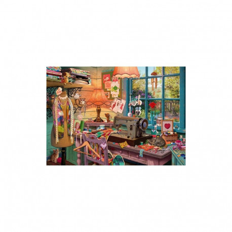 Schmidt Spiele Steve Read: Secret Puzzles - In the sewing room (1000 pieces)