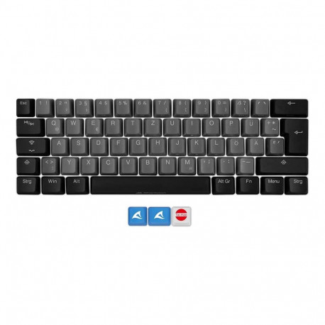 SKILLER SAC20 S4 (schwarz, 61 Stück, ISO-Layout (DE), für SKILLER SGK50 S4)