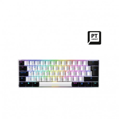 PT layout - Sharkoon SKILLER SGK50 S4, gaming keyboard (white/black, Kailh Red)