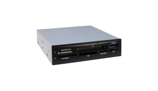 Inter-Tech Multicardreader CI-01, card reader (black)