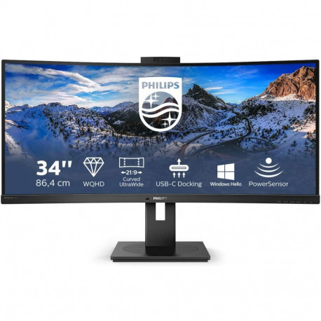 346P1CRH/00 (86 cm (34 Zoll), schwarz, WQHD, VA, USB-C, HDMI, HDR, 100Hz Panel)