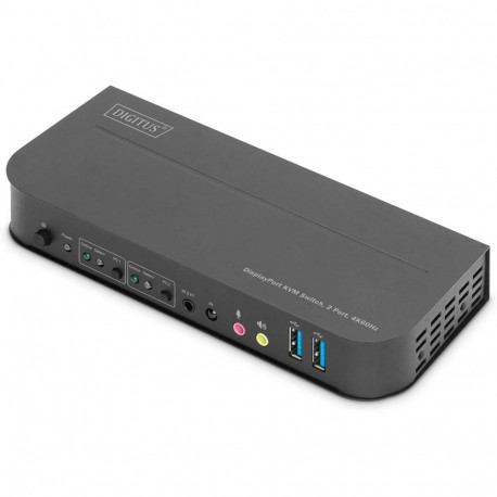 Digitus KVM switch 2-port 4K60Hz (black)