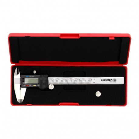 GEDORE Red digital caliper R94420021, measuring device (grey)