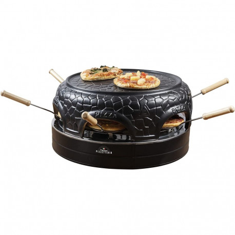 Viva Italia pitsamasin Pizzetteria APD600Z 910W 6 mini-pitsa Ø10cm küpsetamiseks, must