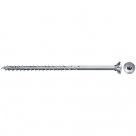 Power-Fast II plaadikruvi 6,0x220 tasapeaga osakeermega 50tk, tsingitud